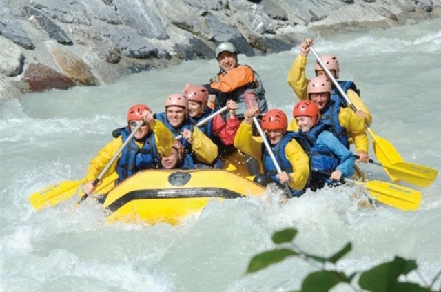 Rafting on the Arve